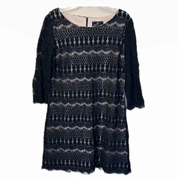 Ronni Nicole Dresses | Ronni Nicole Black Dress Size 14 | Color: Black/Tan | Size: 14 | Burchem's Closet